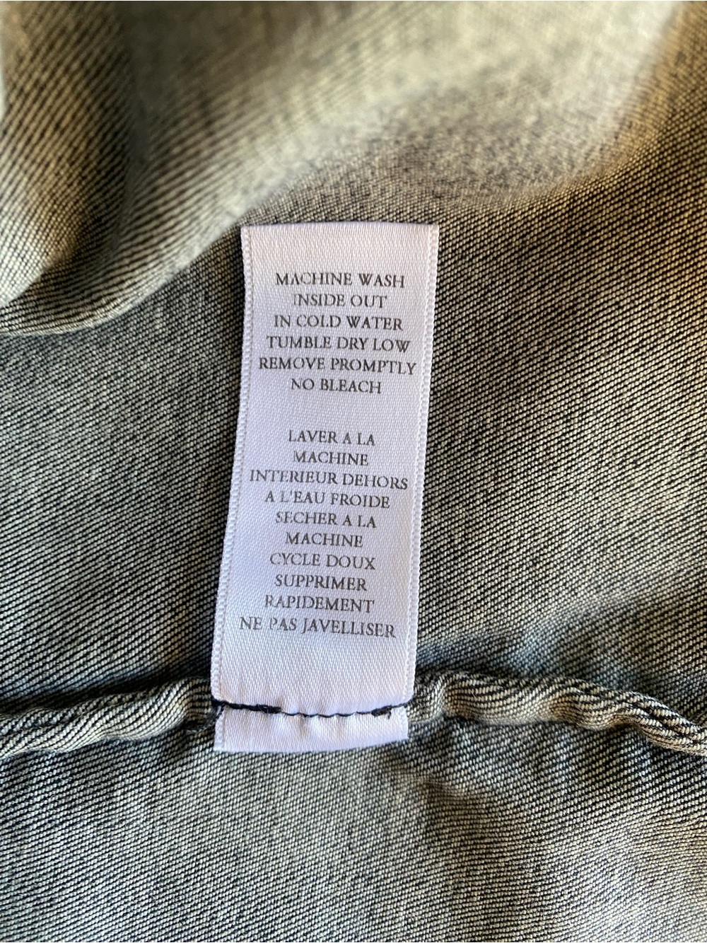 Frank & Eileen Men's Double-Breasted Gray Cotton Pea Coat Sz M - Picture 8 of 10